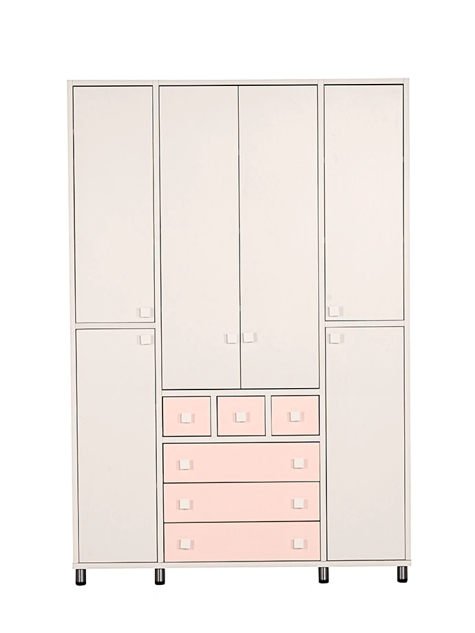 ארון ילדים מיכל 4 דלתות | צבע שמנת